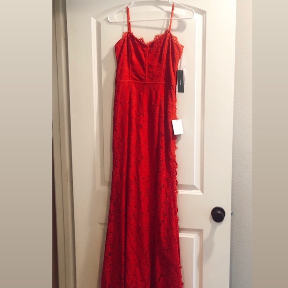 NWT Lulus Red Formal/Prom Dress - Picture 4 of 8